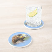 Profil eines schönen jungen Goldenen Adlers Getränkeuntersetzer (Seite)