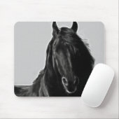 Profil Friesian Horse Mousepad (Mit Mouse)