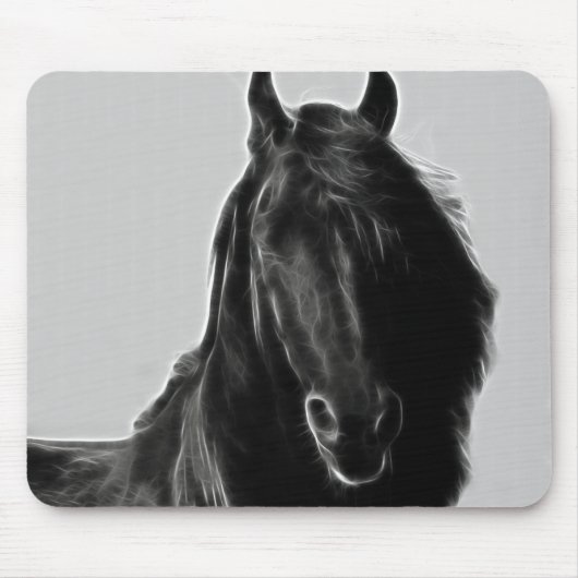 Profil Friesian Horse Mousepad (Vorne)