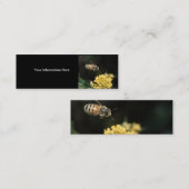 Profil oder Visitenkarte, Biene Mini Visitenkarte (Vorne/Hinten)