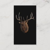 Profil oder Visitenkarte, Elch Visitenkarte (Rückseite)