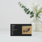 Profil oder Visitenkarte, Elch Visitenkarte (Stehend Vorderseite)
