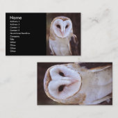 Profil oder Visitenkarte, Eule Visitenkarte (Vorne/Hinten)