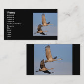 Profil oder Visitenkarte, Kranpaar Visitenkarte (Vorne/Hinten)