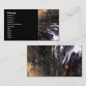 Profil oder Visitenkarte, Landschaft u. Kaskade Visitenkarte (Vorne/Hinten)