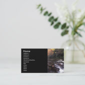 Profil oder Visitenkarte, Landschaft u. Kaskade Visitenkarte (Stehend Vorderseite)