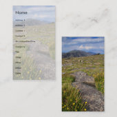 Profil oder Visitenkarte, Landschaft Visitenkarte (Vorne/Hinten)