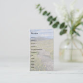 Profil oder Visitenkarte, Landschaft Visitenkarte (Stehend Vorderseite)