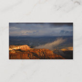 Profil oder Visitenkarte, Landschaft Visitenkarte (Rückseite)