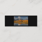 Profil oder Visitenkarte, oxbow Biegung Mini Visitenkarte (Rückseite)