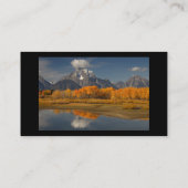 Profil oder Visitenkarte, oxbow Biegung Visitenkarte (Rückseite)