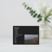 Profil oder Visitenkarte, Regenbogen Visitenkarte (Stehend Vorderseite)