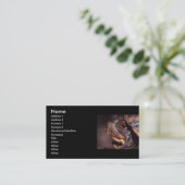 Profil oder Visitenkarte, Schildkröte Visitenkarte (Stehend Vorderseite)