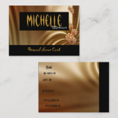 Profil Persönliche Namenskarte Seidenraupen (Vorne/Hinten)