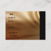 Profil Persönliche Namenskarte Seidenraupen (Rückseite)