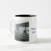 Profil, Profil, fliegender Jack Zweifarbige Tasse (Vorderseite Links)