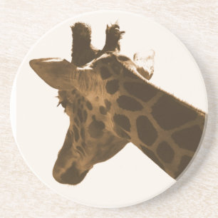Profil Reticulate Giraffe Sandstein Untersetzer