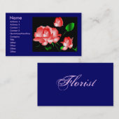Profil "Rosa Florist" Visitenkarte (Vorne/Hinten)