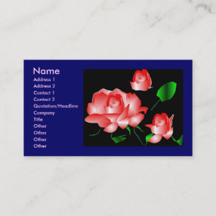 Profil "Rosa Florist" Visitenkarte