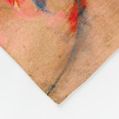 Profil unter einem Pfeil, Redon Fleecedecke (Ecke)