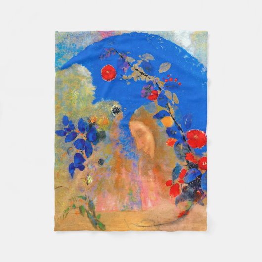 Profil unter einem Pfeil, Redon Fleecedecke (Vorderseite)