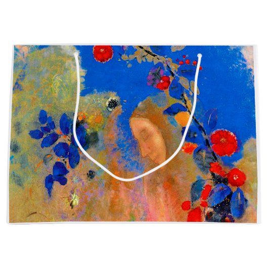 Profil unter einem Pfeil, Redon Große Geschenktüte (Vorderseite)