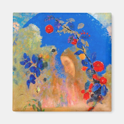 Profil unter einem Pfeil, Redon Magnet (Vorne)