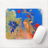 Profil unter einem Pfeil, Redon Mousepad (Mit Mouse)