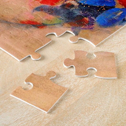 Profil unter einem Pfeil, Redon Puzzle (Seite)