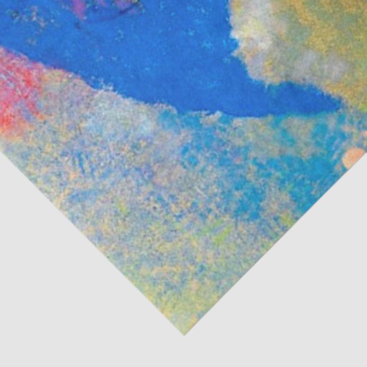 Profil unter einem Pfeil, Redon Seidenpapier (Ausschnitt)