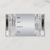 Profil Visitenkarte Silber (Rückseite)