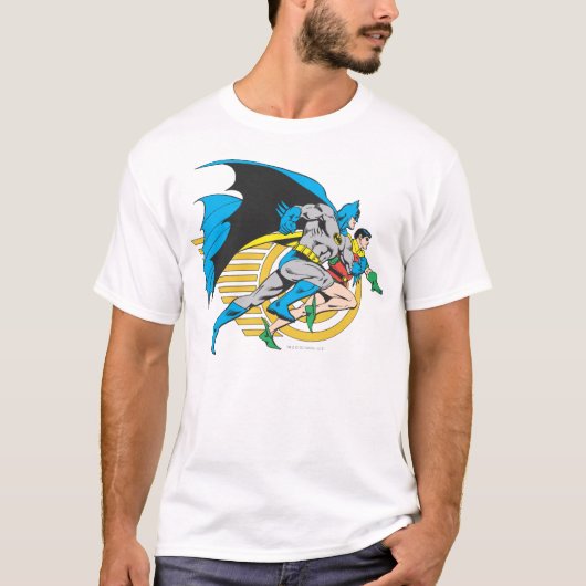 Profil von Batman und Robin T-Shirt (Vorderseite)