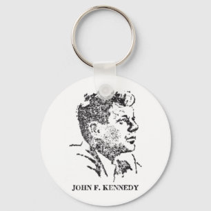 Profil von John F. Kennedy 1963 Schlüsselanhänger