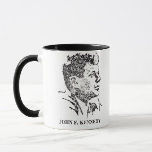 Profil von John F. Kennedy 1963 Tasse