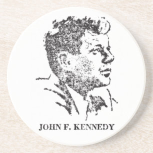Profil von John F. Kennedy 1963 Untersetzer