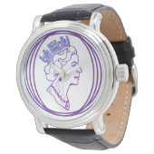Profil von Queen Elizabeth Armbanduhr (Schrägansicht)