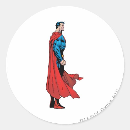 Profilansicht Runder Aufkleber (Vorderseite)