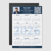 Profile Financial Planner 2026 Calendar Magnet (Vorne/Hinten)