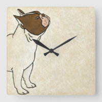 Profile of French Bulldog Looking Up