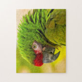 Profile of macaw at Santa Barbara Zoo Puzzle (Vertikal)