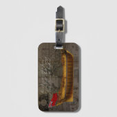 Profile Painting of Ship Jersey Gepäckanhänger (Vorderseite Vertikal)