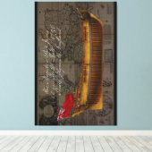 Profile Painting of Ship Jersey Leinwanddruck (Insitu (Holzboden))