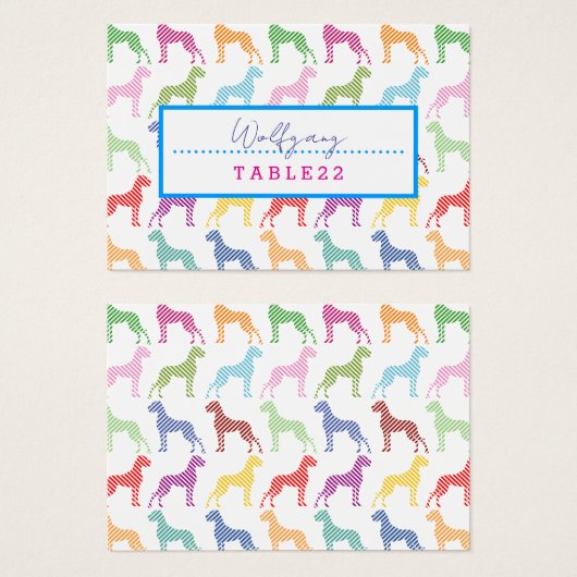 Profilkarte (Vorne & Hinten)