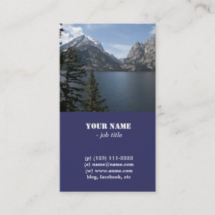 Profilkarte für Grand Teton National Park Fotograf Visitenkarte