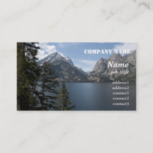 Profilkarte für Grand Teton National Park Fotograf Visitenkarte