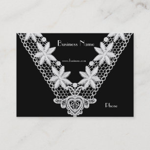 Profilkarte Geschäft Ornate Lace (003) Visitenkarte