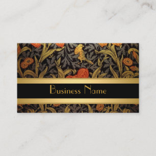 Profilkarte Vintage-Druck William Morris Visitenkarte