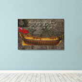 Profilmalerei des Schiffes Jersey Leinwanddruck (Insitu (Holzboden))