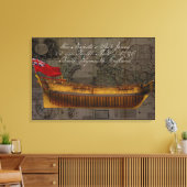 Profilmalerei des Schiffes Jersey Leinwanddruck (Insitu (Wohnzimmer))