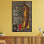 Profilmalerei des Schiffes Jersey Leinwanddruck (Insitu (Wohnzimmer))